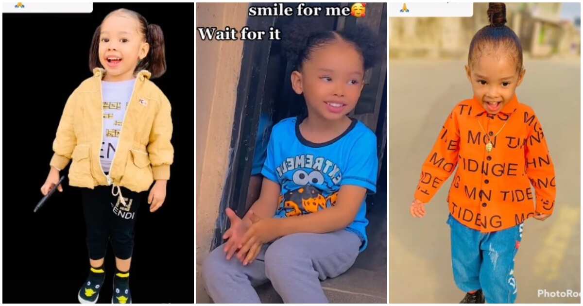 "This is Beyond Beauty": Single Nigerian Mum Flaunts Her Little Son who Looks Very Much Like a Girl, Wows Many