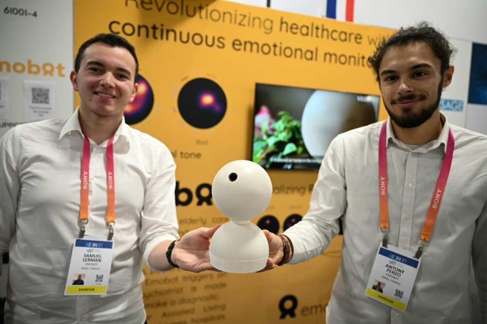 At CES, a French tech start-up introduces the Emobot, an AI-backed device that monitors the emotional state of the elderly