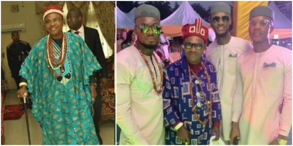 Meet BBNaija Prince's father, the wealthy king of a town in Imo state