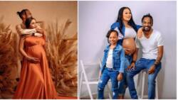 I love you faithfully, singer 9ice praises wife as she welcomes their second child, family stun in cute photos