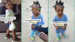 Nigerian mum who took daughter to grandma's house posts her new look, funny video trends