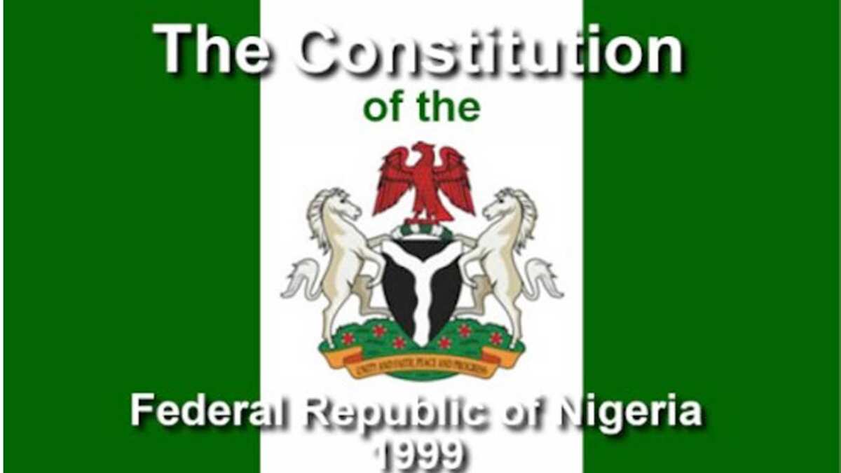 Importance Of Constitution In Nigeria Legit Ng