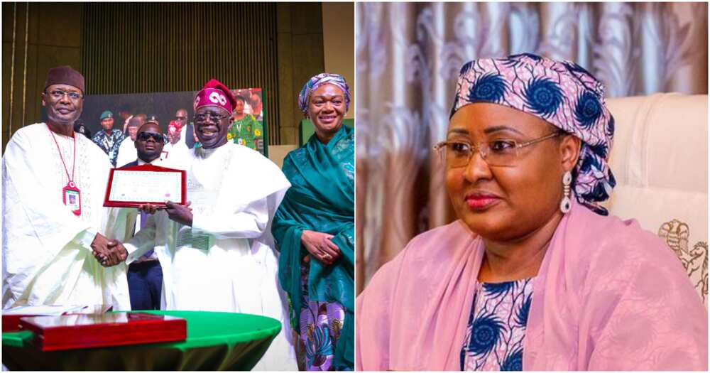 Aisha Buhari/Remi Tinubu/President Muhammadu Buhari/Bola Tinubu/Glass House/Presidential Villa/May 29/APC/2023 Election