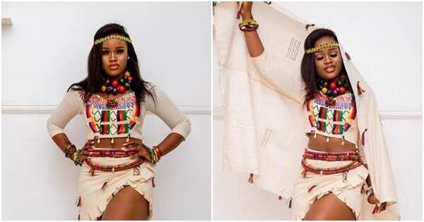 Image result for CeeC is an epitome of beauty as she stuns in Fulani attire (photos)