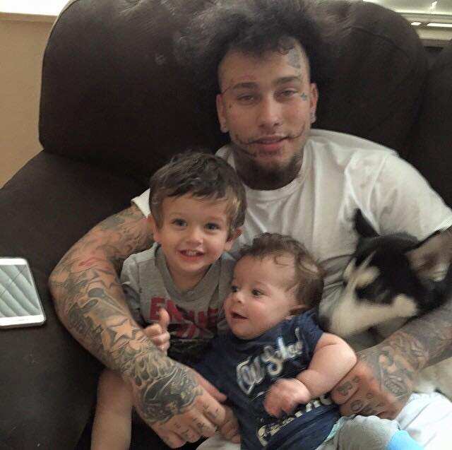 Stitches and his kids