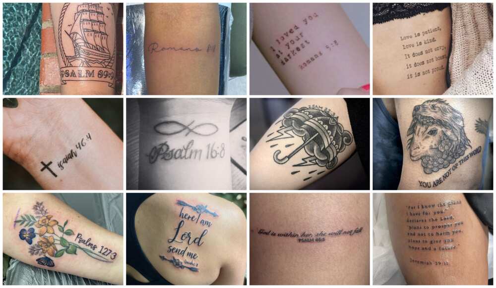 bible verse tattoos about love