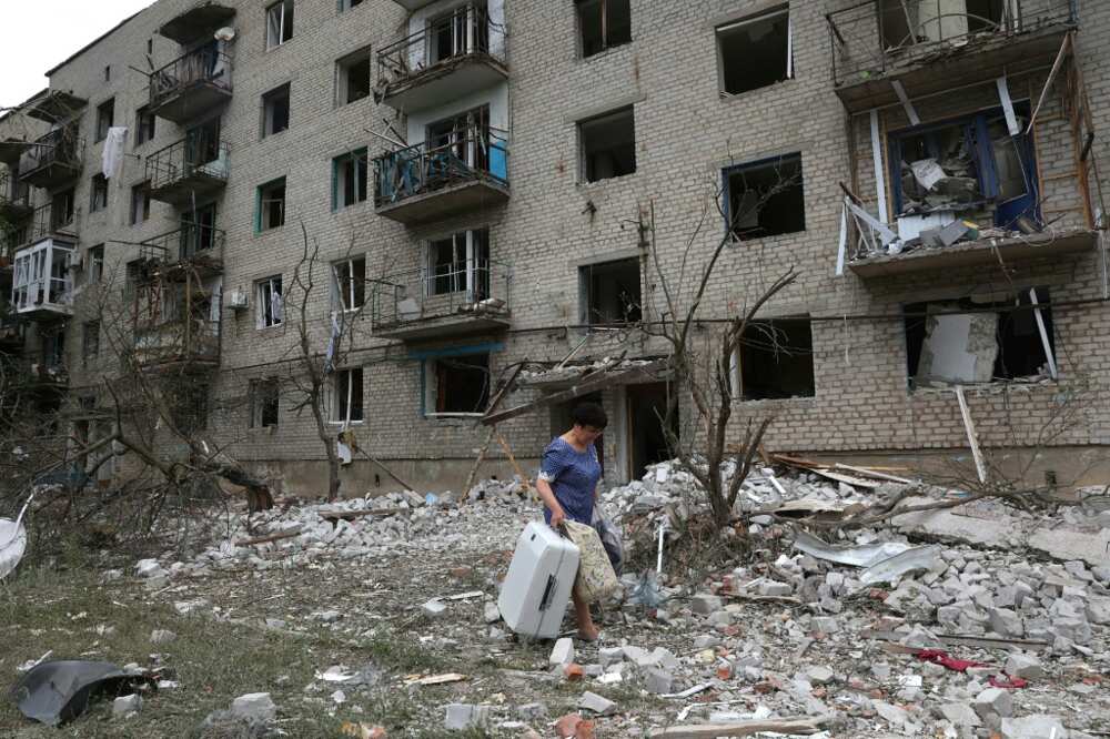 The deadly strike on Chasiv Yar left a five-storey residential building partially destroyed