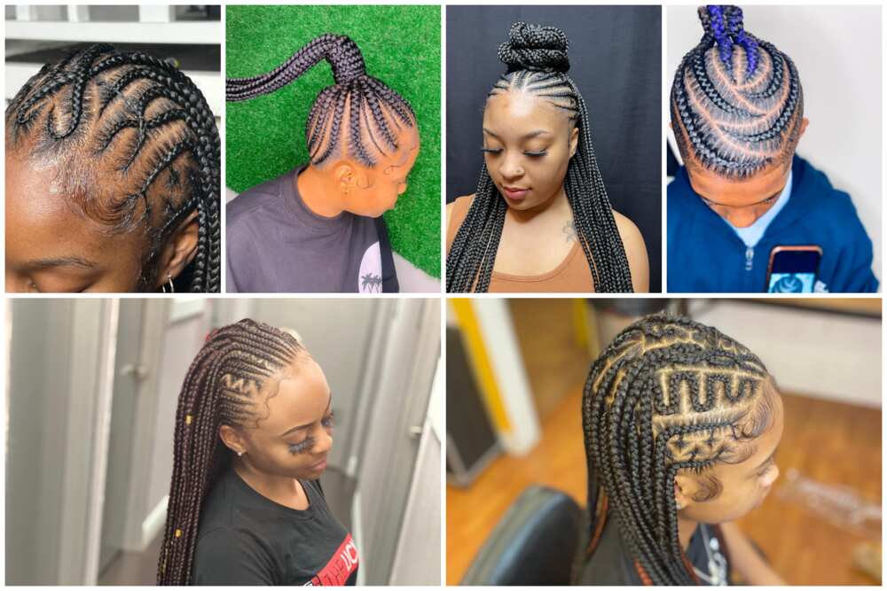 Trending New Braid Style 🔥Flip Over Fulani Braids