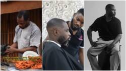No man is ugly, na money no dey: Hausa man selling suya becomes model, transformation video goes viral