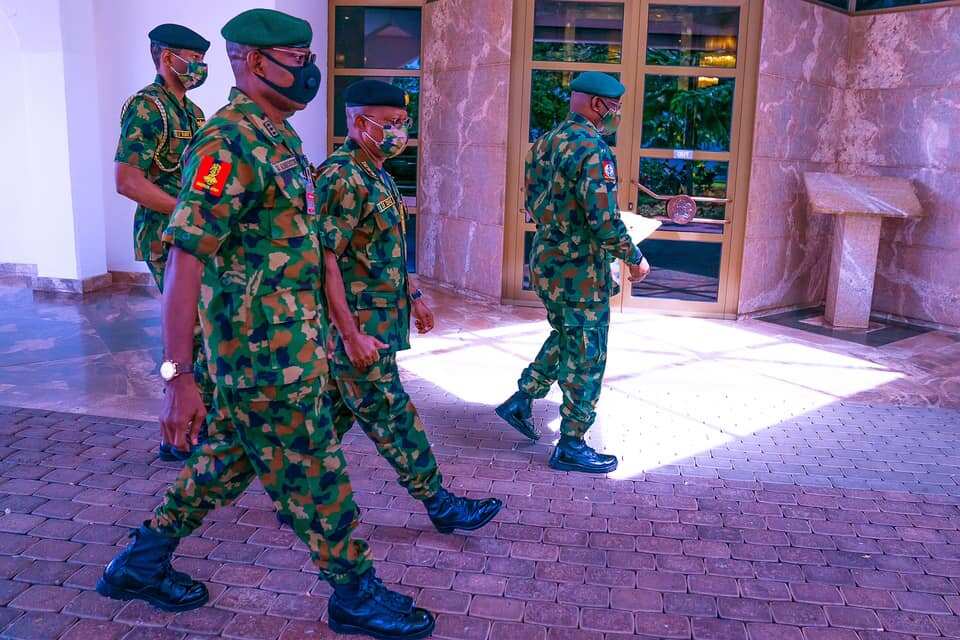 Insecurity: Presidency reveals when Buhari will sack service chiefs Insecurity: Presidency reveals when Buhari will sack service chiefs