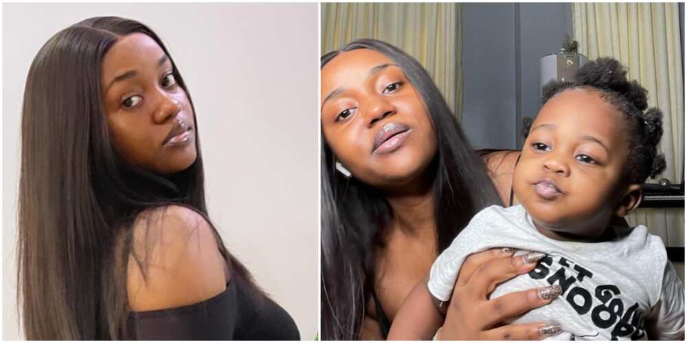 Davido’s son Ifeanyi and Chioma