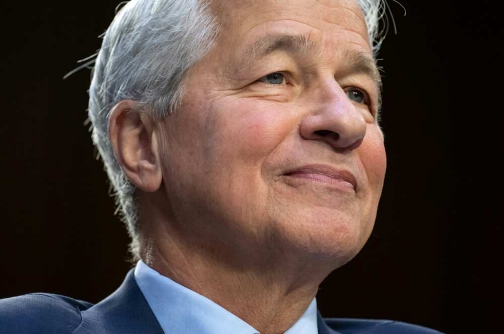 JPMorgan Chase Chief Executive Jamie Dimon said the US economy 'remains strong' but faced headwinds, including persistent inflation