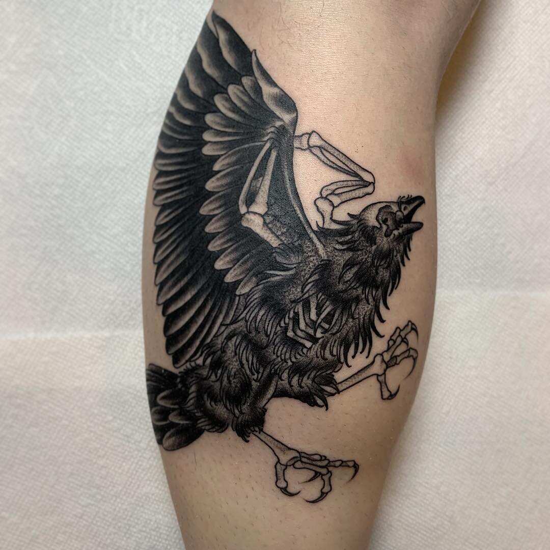 Raven Bird Tattoo | TikTok