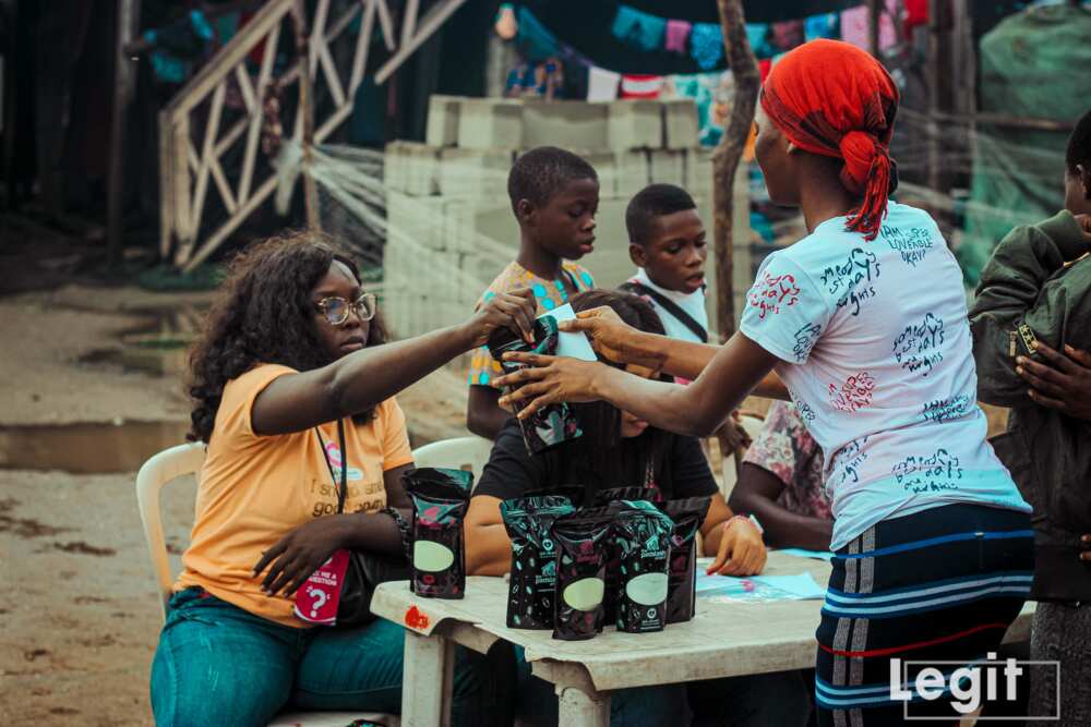 Makoko, empowerment, hygiene packs, stop period poverty