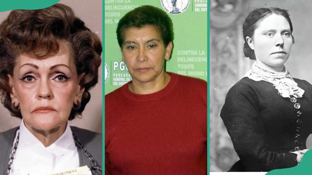 Most evil women; (L-R) Gertrude Baniszewski, Juana Barraza, and Belle Gunness