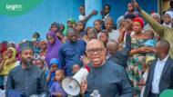 Emotional photos as Peter Obi visits victims of Kano mosque attack