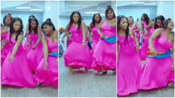 "She took off her shoes": Curvy bridesmaids in gowns dance at wedding, guests observe them in surprise