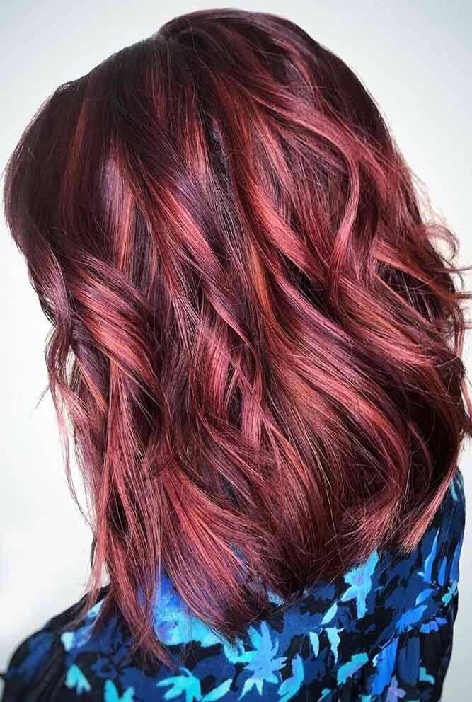 burgundy hair dye