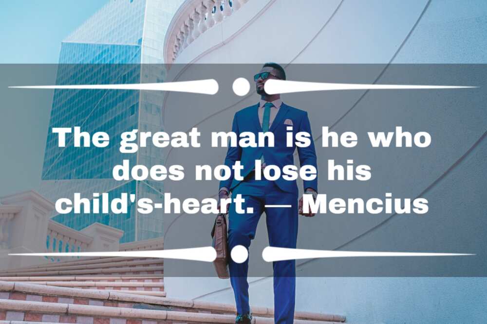Quotes about a great man
