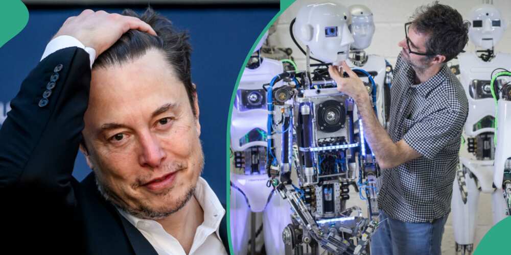 Tesla robot attack