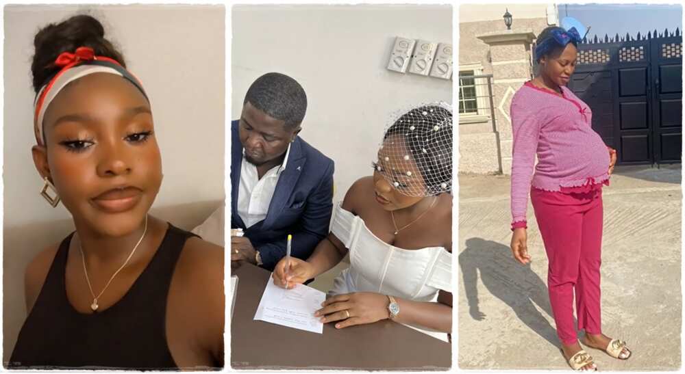 Lady marries a man she met when she followed her friend to a man's house.