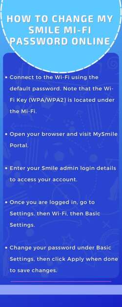 How to change Smile MiFi password? Step-by-step guide on how to do it ...