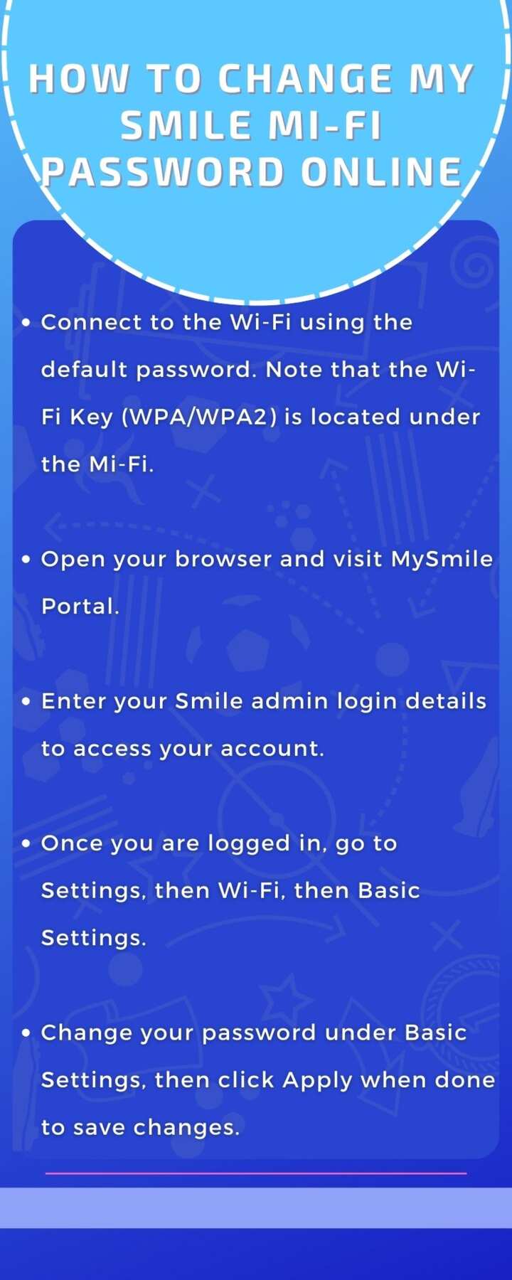 How to change Smile MiFi password? Step-by-step guide on how to do it ...
