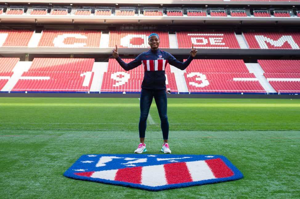 Rasheedat Ajibade, Super Falcons star, completes move to Atletico Madrid