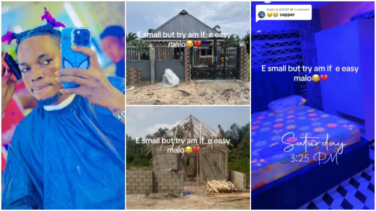 Video of young Nigerian man's portable house stirs reactions online (watch)