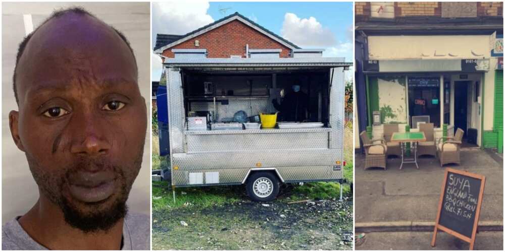 Reactions as Nigerian chef in UK cries out after his trailer was stolen overnight