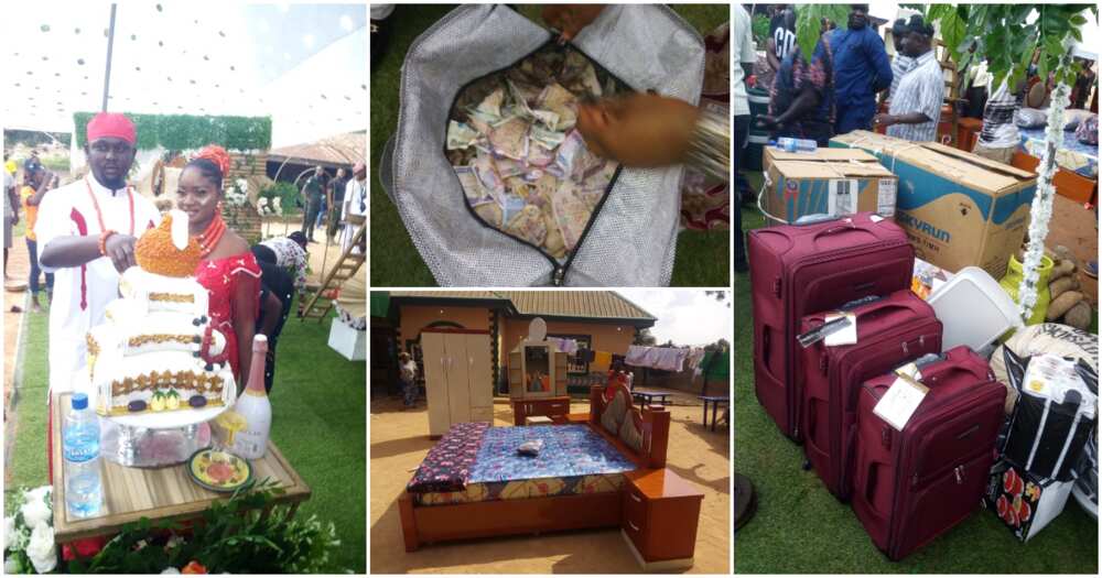 Aondonengen Ansha, Anmadam Ella, Benue man, tradititonal wedding, man gifts daughter bag of cash