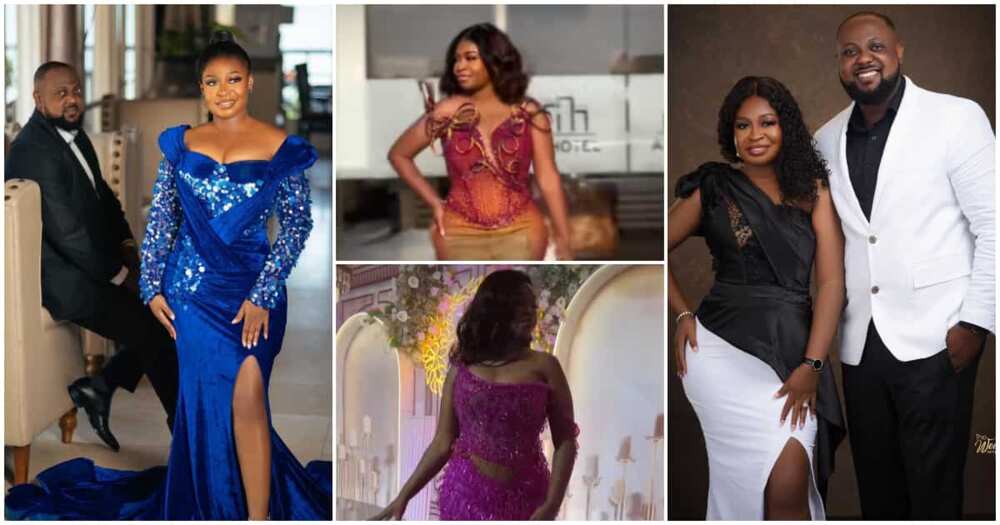 Ghanaian Bride Stuns In 6 Gowns Styled With Designer Shoes, The