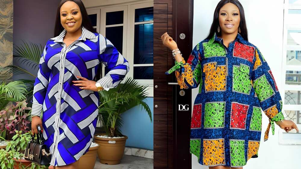 50 stylish Ankara shirt dress styles that will elevate your