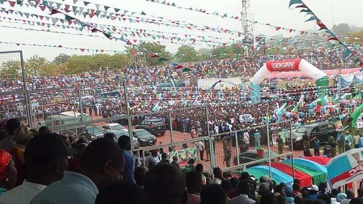 Yadda masoya suka yi dafifi a yayin yakin neman zaben Buhari a Benuwe