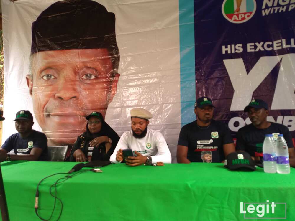 Yemi Osinbajo, Movement for Better Nigeria, APC presidency, President Muhammadu Buhari