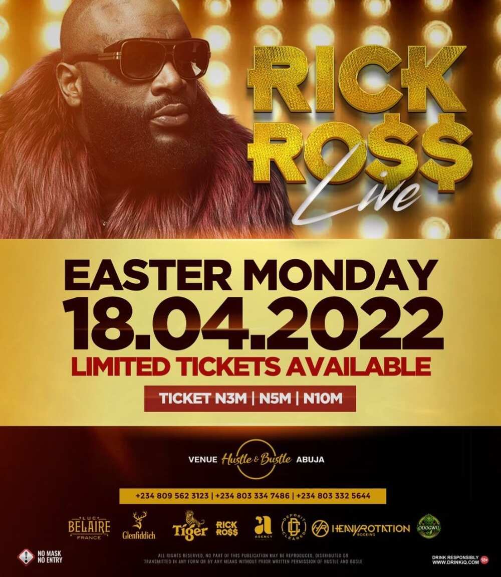 Hustle & Bustle ‘On Fire’ as Rick Ross, Others Storm Club on Easter Monday