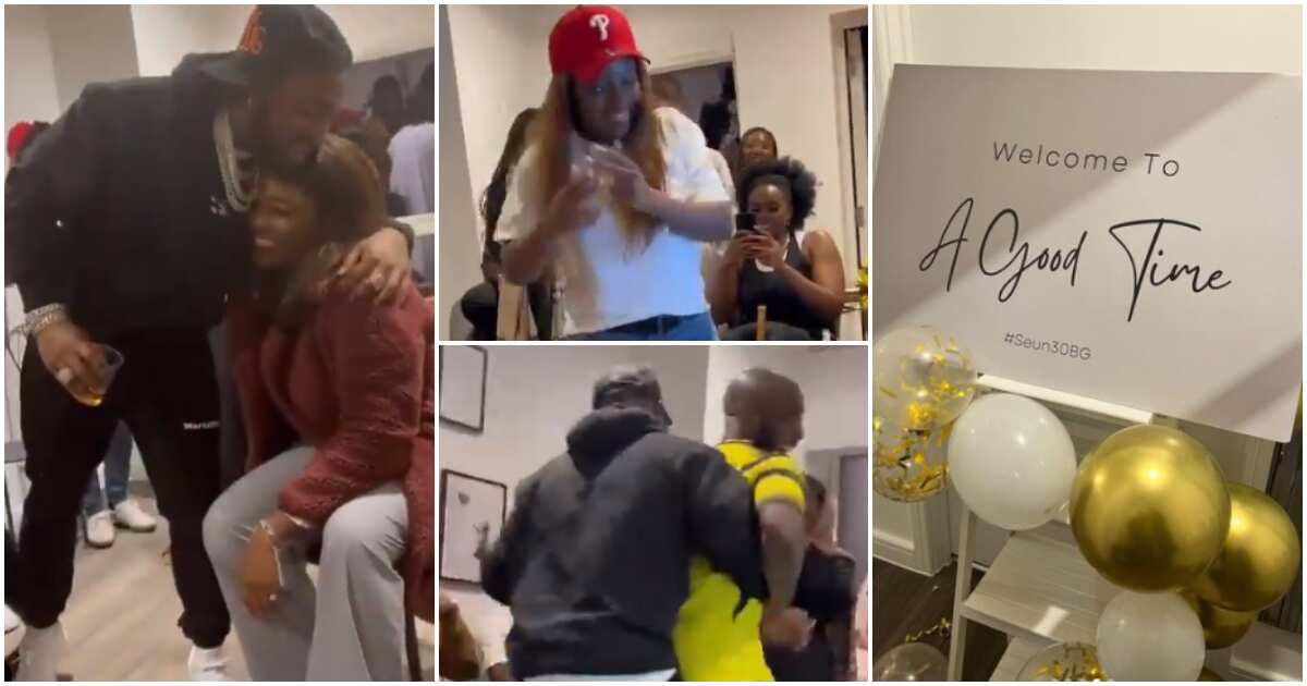 Lady throws 30BG themed birthday party in London, guests dress as Davido, singer makes surprise appearance