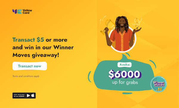 Win your Share of $6000 prize pool in the Yellow Card Winner Moves giveaway!