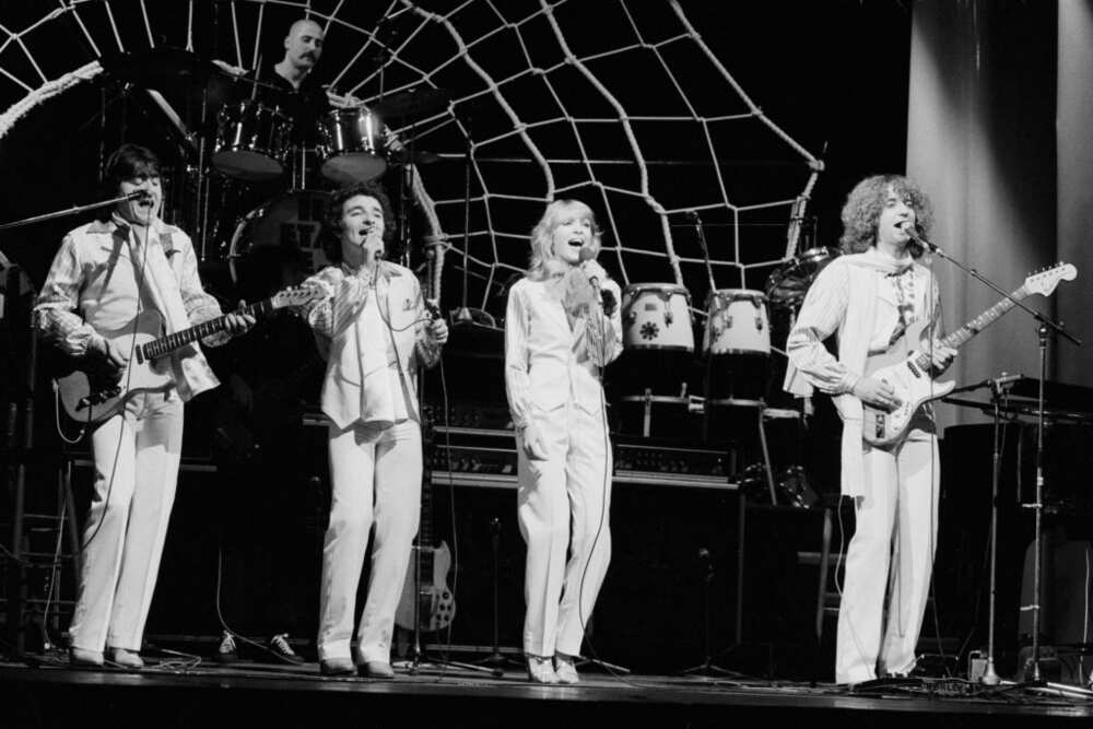 Le groupe Il était une fois en concert à l'Olympia de Paris le 11 février 1977, France.