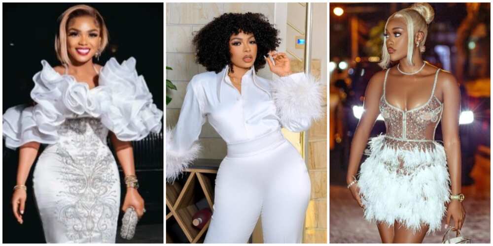 Celebrities in white/Nollywood/BBNaija