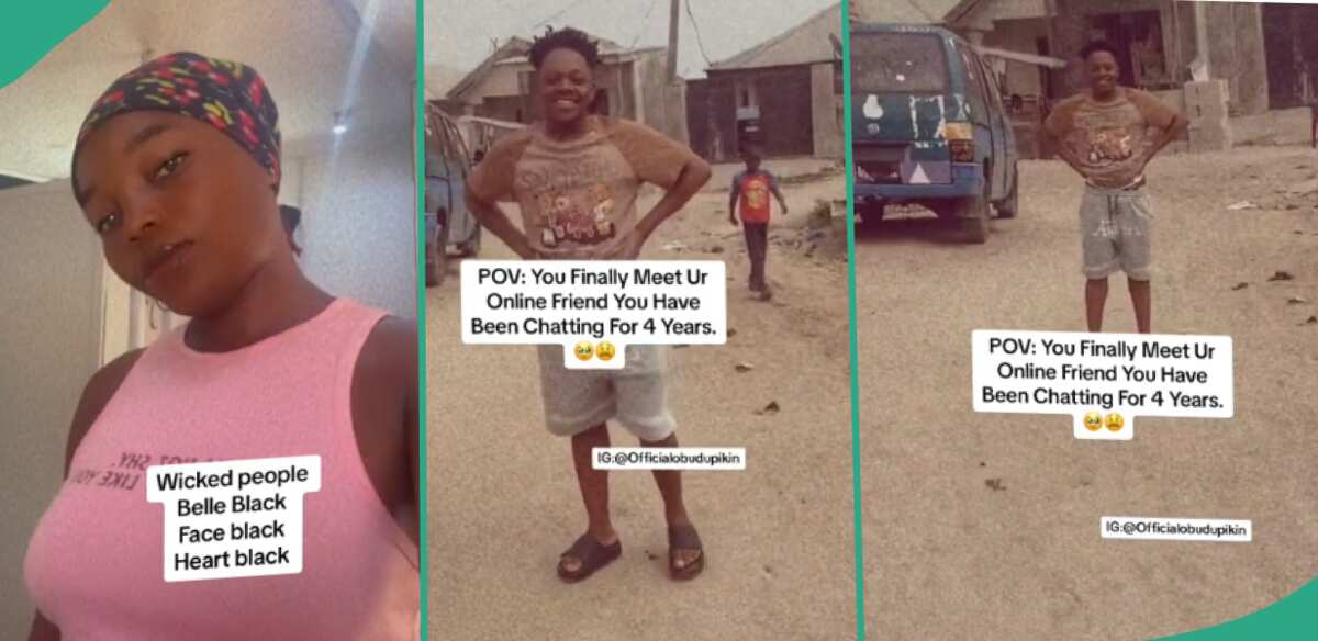 “I’m taller than you”: Nigerian lady finds out man she had been chatting online for years is short, laughs at him