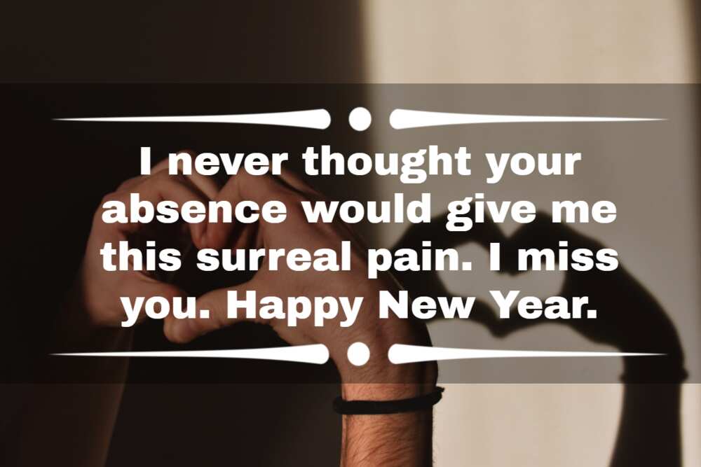 Happy New Year wishes for my love for long-distance relationships