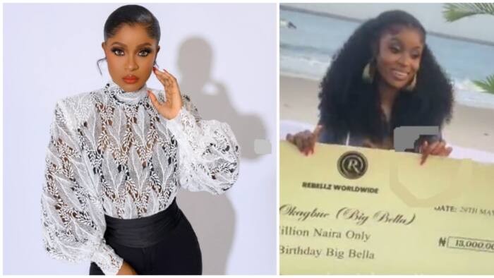 BBNaija Bella gifted whopping N13m cash gift by fanbase, video goes viral: "Fans no get family problems?"