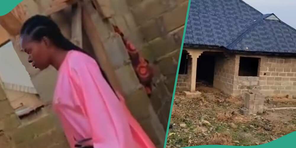 The Nigerian woman  showed however  acold   she has gone successful  her house