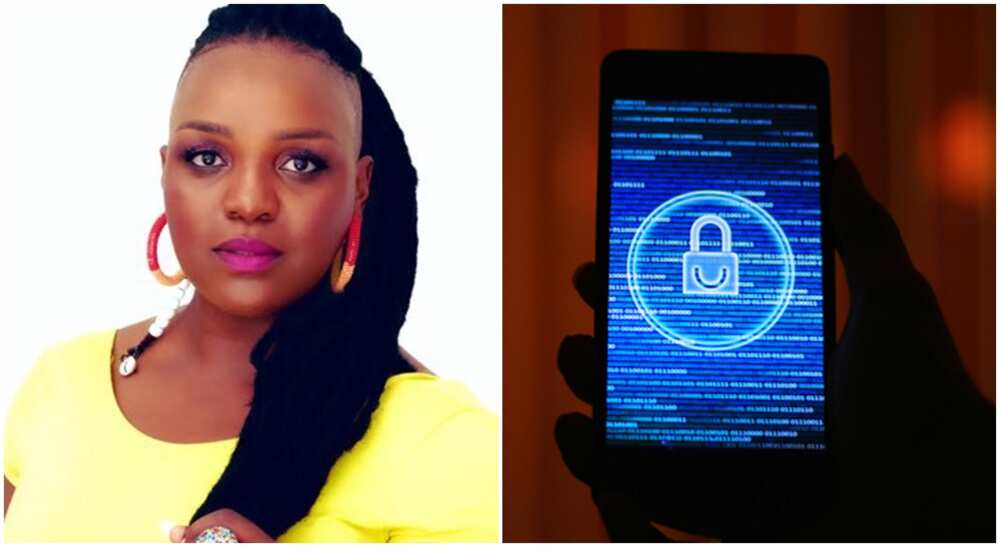 Bongiwe Indlovukazi, a South African lady who claims she fainted after hacking boyfriend's phone.