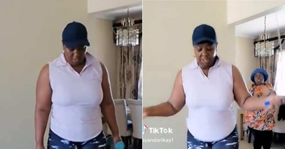 Mzansi Domestic worker making fun of boss