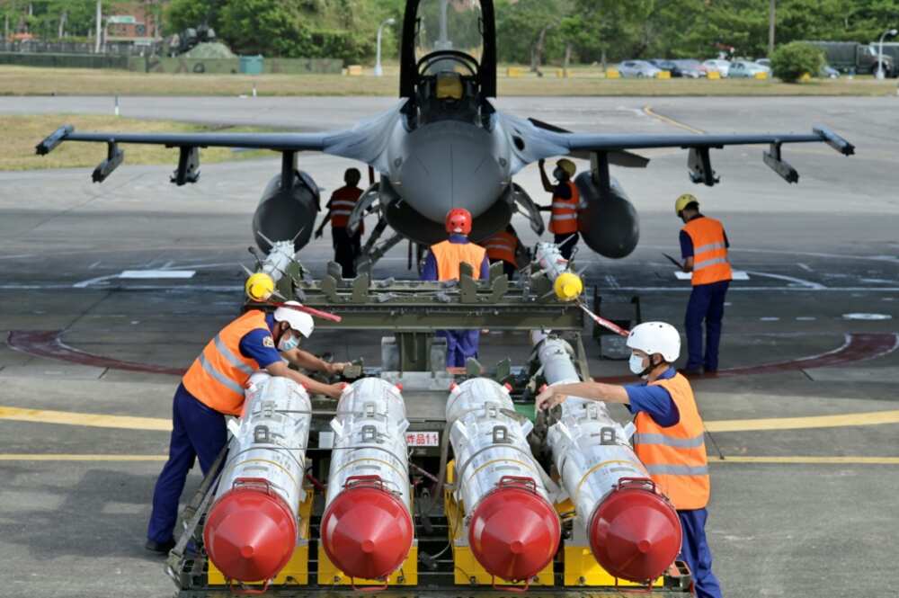 Taiwan has increased purchases of jets and anti-ship missiles in recent years but remains massively outgunned by China