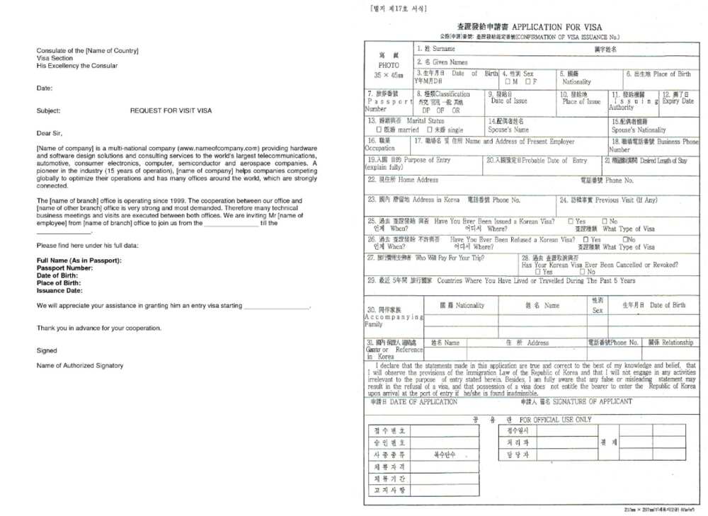 South Korea visa requirements South Korea visa requirements