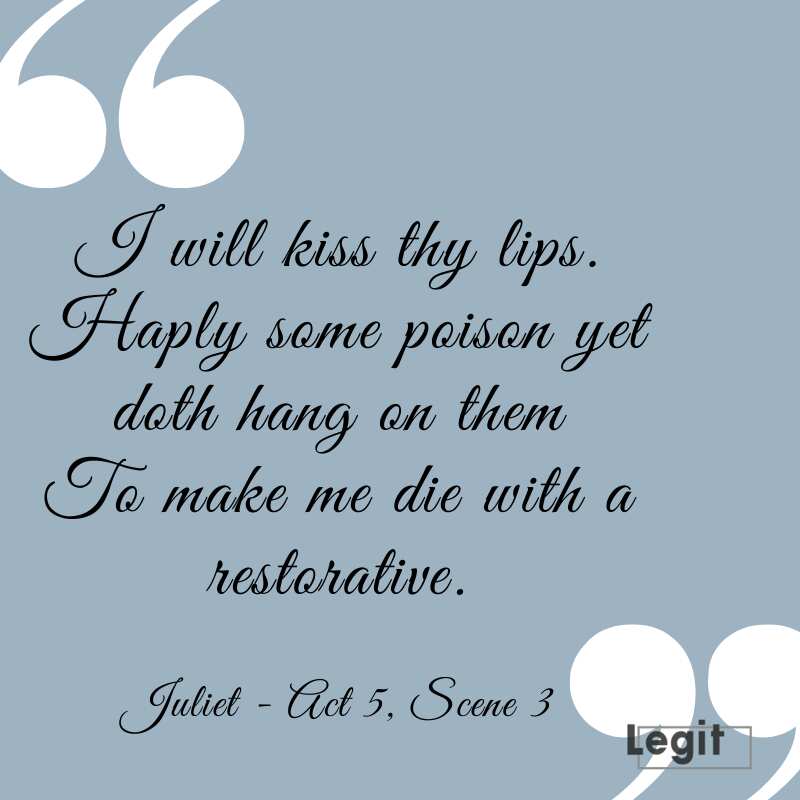 romantic shakespeare quotes romeo and juliet