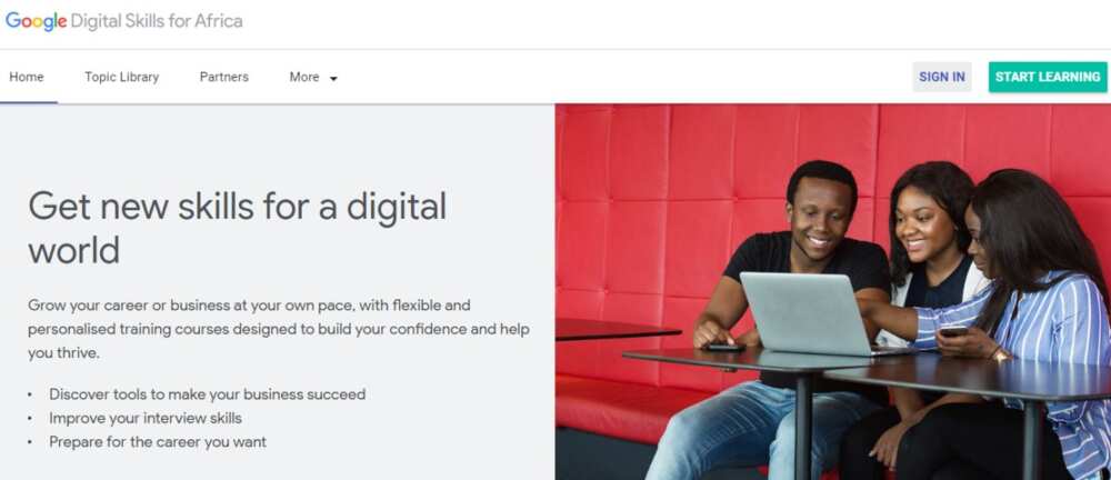 Google portal for digital training for youth empowerment: how to register